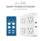 Eco4Life Power Strip, Smart, USB, Wall Tap, 4 USB/4 Outlet(s) White WTP110 - alternate 1